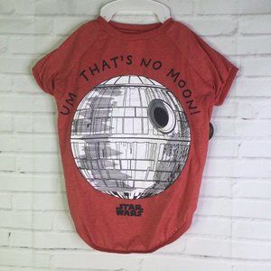 Death Star Wars Thats No Moon Dog Puppy T-Shirt XL